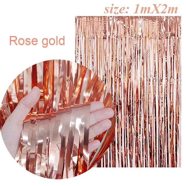 champagne tinsel 1 шт., воздушный шар на 2-й день рождения, с днем рождения, 2 года, украшения на день рождения, детский гелиевый баллон, голубые, розовые латексные шары, конфетти, для мальчиков и девочек - Цвет: champagne tinsel