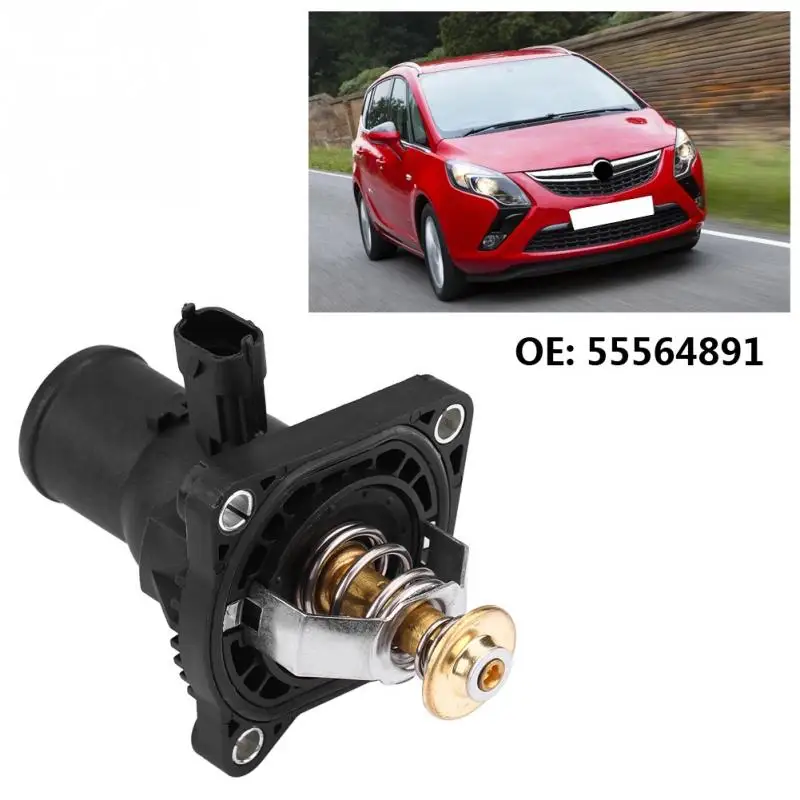 55564891 Термостат системы охлаждения двигателя с корпусом для Chevrolet Opel Vauxhall Aveo Astra J