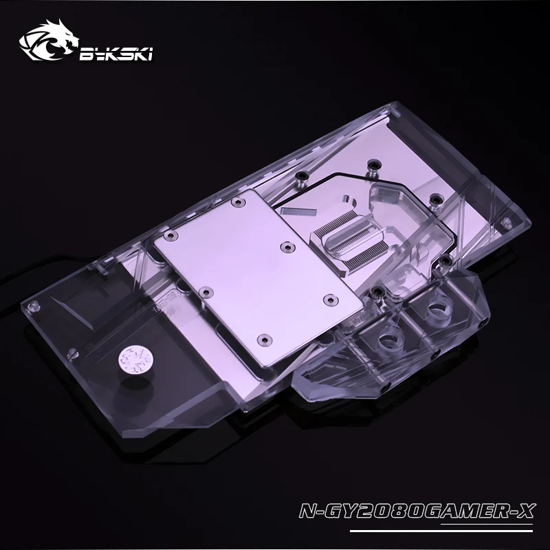 Водяной блок Bykski с полным покрытием для GPU VGA GALAX GEFORCE RTX 2080 геймерская видеокарта