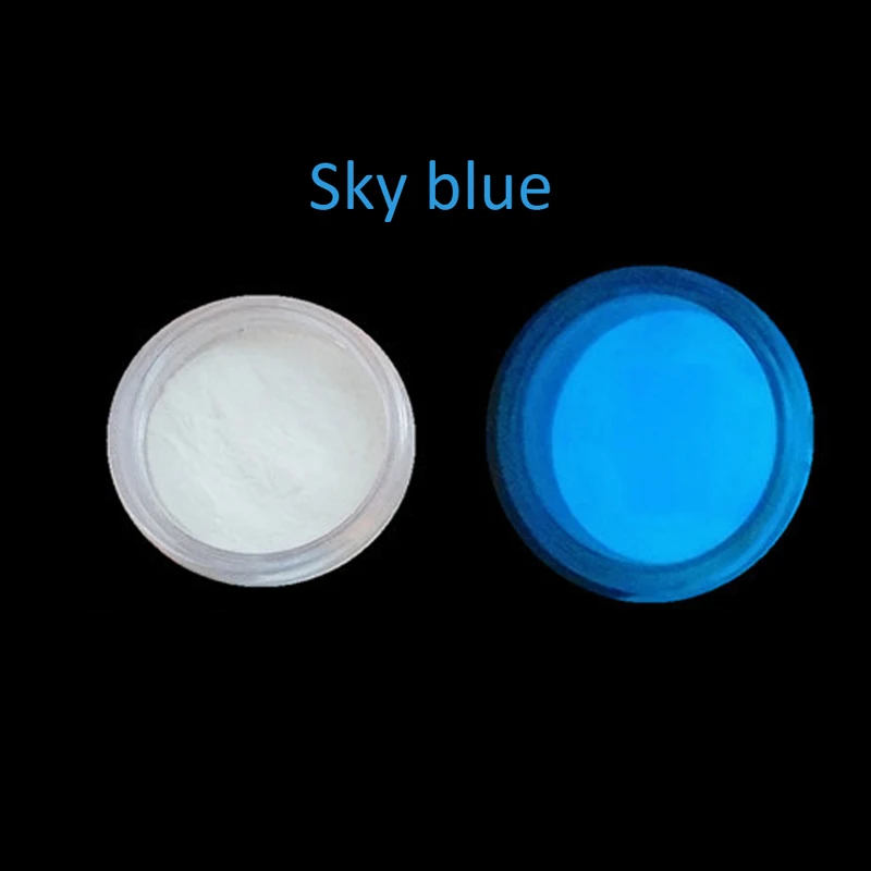 

Fluorescence Slime Filler Powder Paint DIY Craft Toys Glitter Neon Phosphor Powder Pigment Nail-Glitter Powder Glow Dark Toys