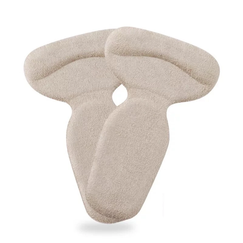HT-8 Beige 1 пара Т-образных протекторов для пятки мягкие вставки накладки на пятку удобные подушечки для ухода за ногами аксессуары - Цвет: HT-8 Beige