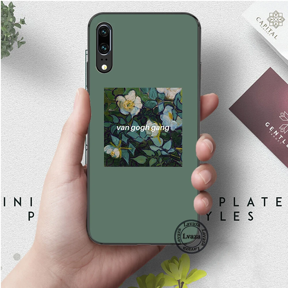 2 Силиконовый чехол с рисунком Ван Гога для huawei P8 Lite P9 Mimi P10 P20 Pro P Smart Z P30 - Цвет: 2
