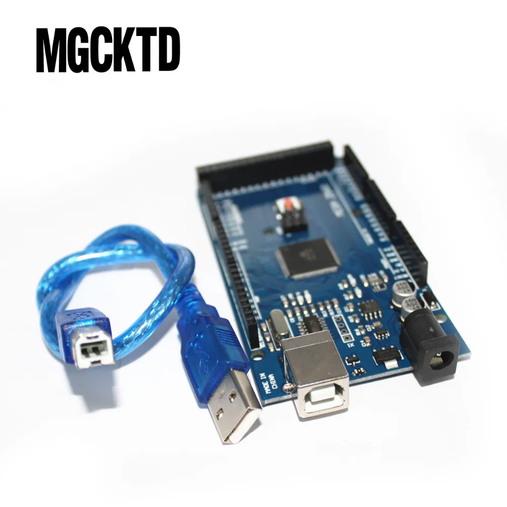 Мега 2560 R3 CH340G Mega2560 REV3 ATmega2560 16AU доска + USB кабель|free shiping|board cableusb board |