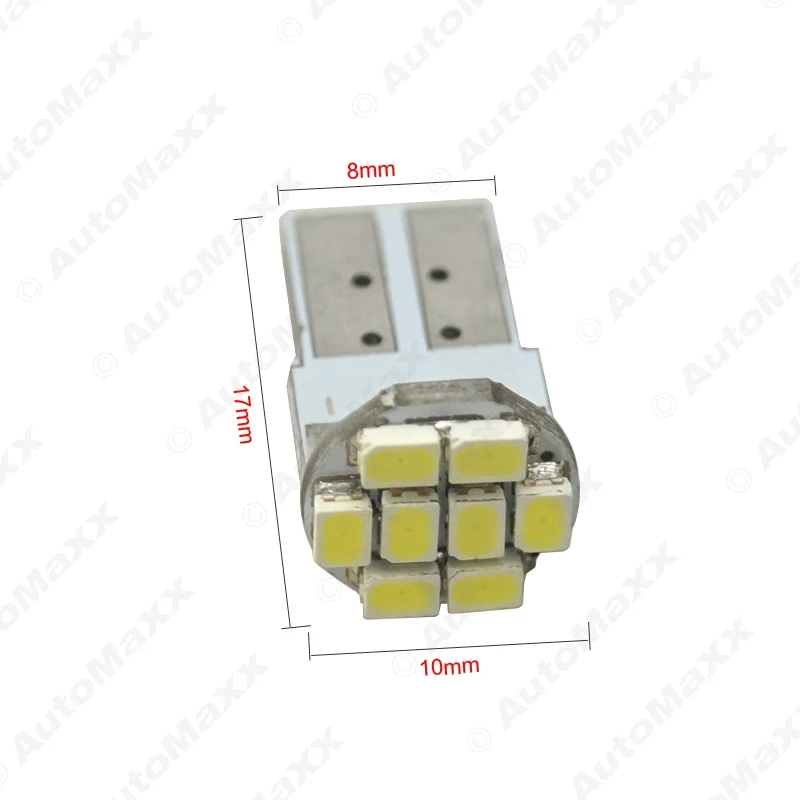 FEELDO 100 шт. мощность белый T10 194 168 1206 8LED 3528 8SMD Wdege Автомобильные Боковые светодиодные