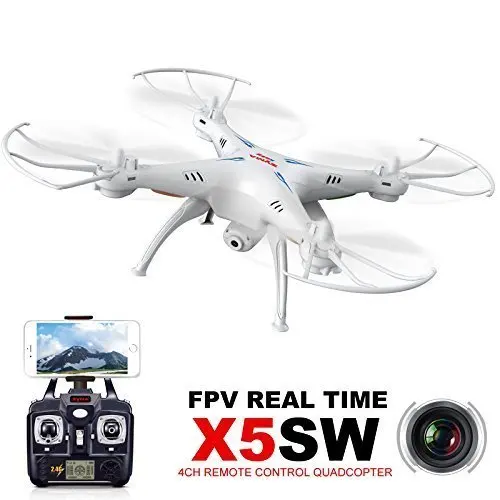 Syma X5SW X5W 12.4GHz 4CH 6 осевой гироскоп WiFi видео в реальном времени RC Квадрокоптер UFO FPV с
