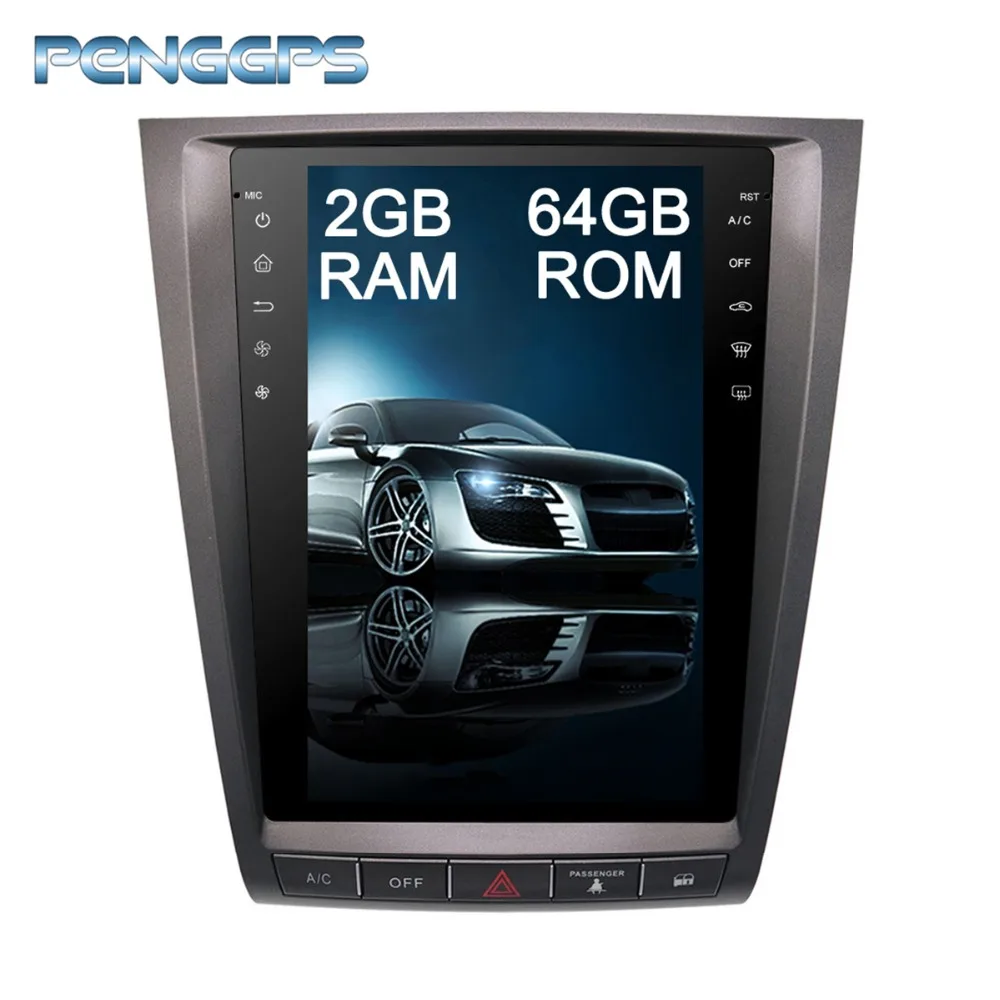 12,1 дюймов ips экран автомобиля радио gps-навигация, dvd-плеер для Lexus GS GS300 GS460 GS350 2004-2011 Tesla стиль Android 6,0 система