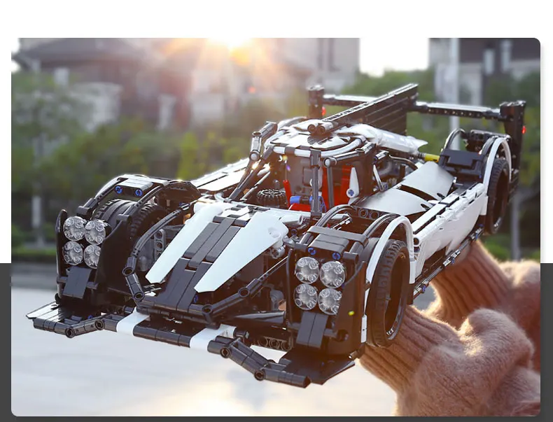23018 Technic серия MOC Гибридный Le Mans Супер гоночный автомобиль Чемпион строительные блоки Наборы комплекты кирпичей игрушки 5530 совместимые лего подарки