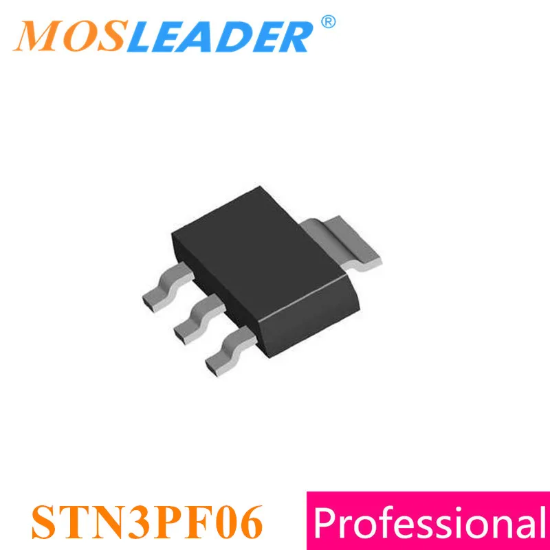 Mosleader STN3PF06 SOT223 100 шт. 1000 P Channel 60 в 3A 3PF06 Сделано Китае Mosfet высокого качества|Запасные