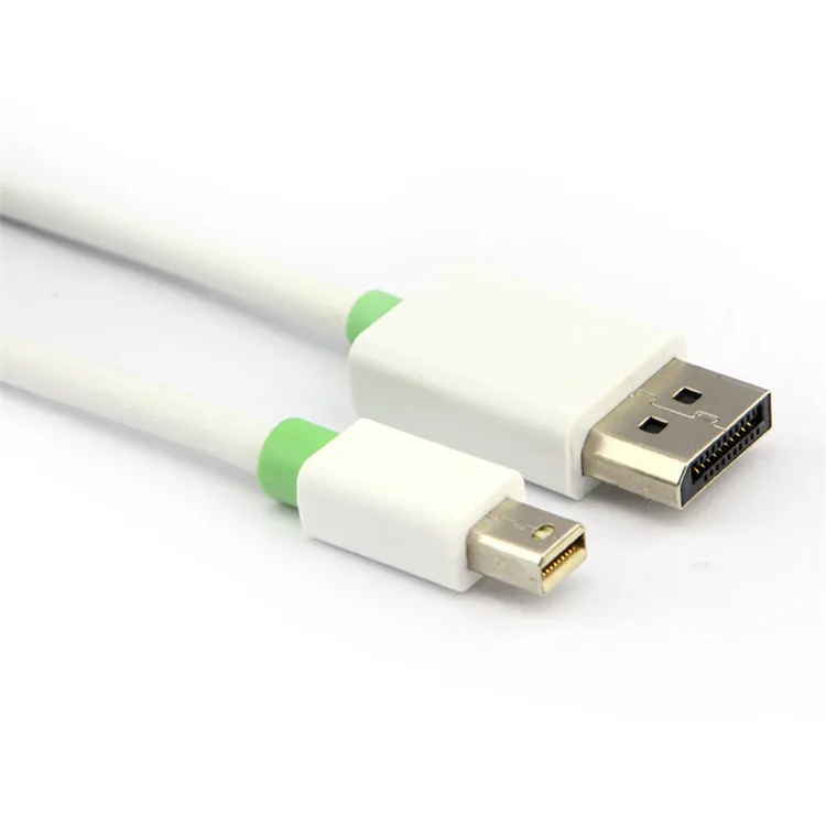 2 шт./лот мини displayport и DisplayPort между мужчинами поддержка молнии белый м No.1040|cable