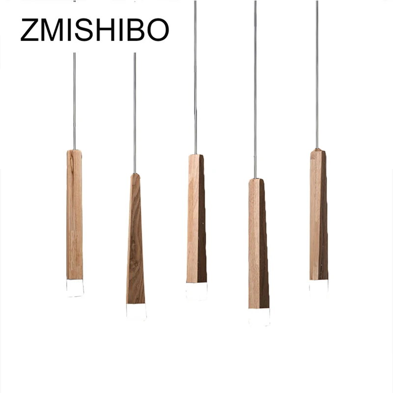 Zmisibo простые деревянные светодиодные подвесные светильники 30 см 220 В шнур 1 5