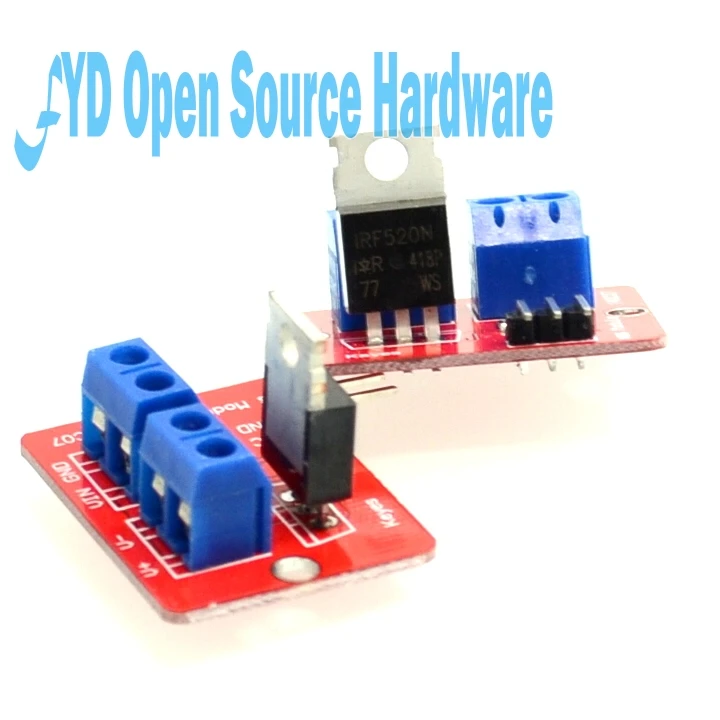 1 шт. 0 24 в топ Mosfet Кнопка IRF520 драйвер MOS модуль MCU ARM для arduino|mosfet|module |