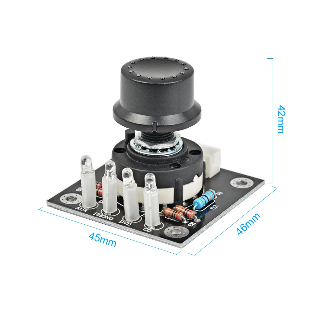 AIYIMA Audio Stereo Two Channel Relay 4 Way Sound Source Selection Audio Switch Input Selection Board images - 6