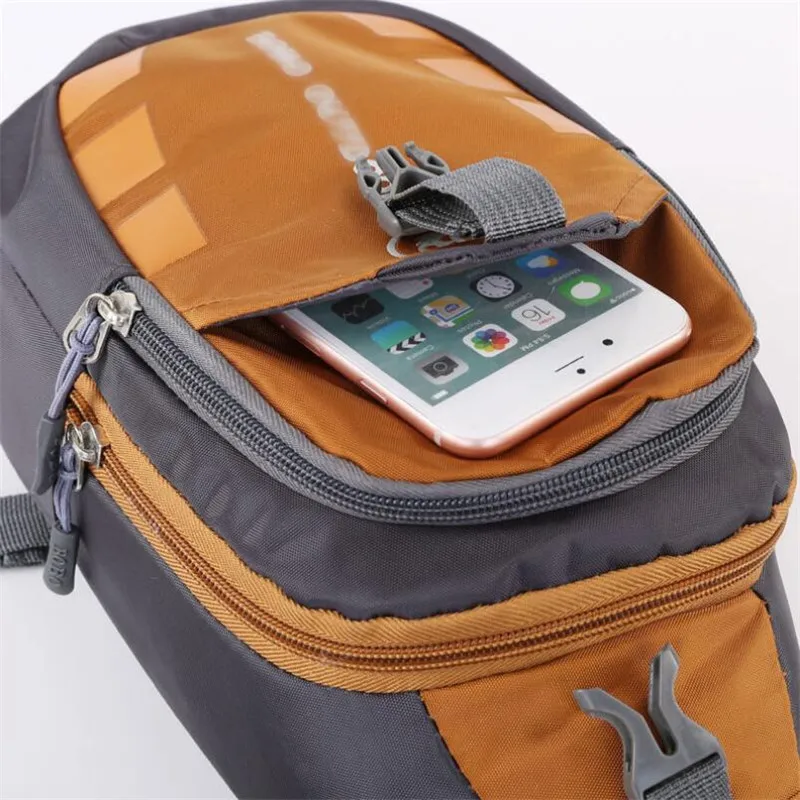 Men Chest Bag Polyester Waterproof Letter Zipper Patchwork Design Women Crossbody Bags Nylon A002 | Багаж и сумки