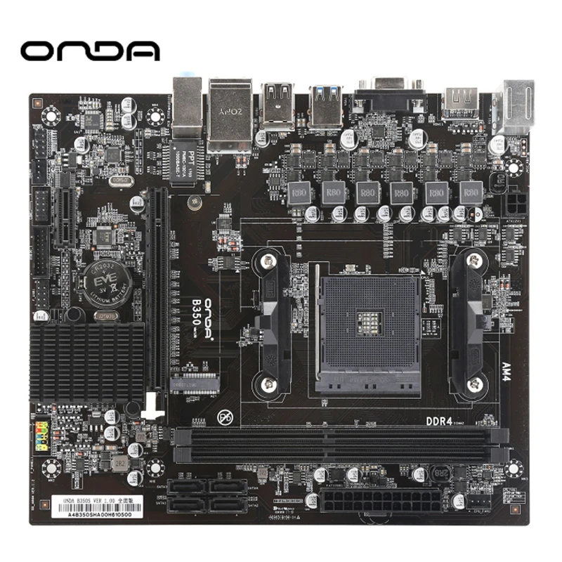 Onda B350S системная плата AMD B350 DDR4 память 16 Гб SATA3.0 HDMI/VGA Материнская Плата ЦП