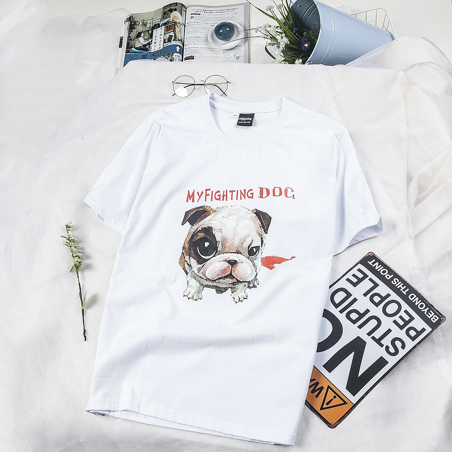 2019 модная мужская футболка с принтом шляпа цилиндр повседневная Забавные