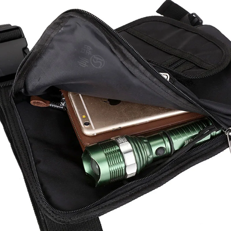 Мужская поясная сумка мессенджер нейлоновая в стиле хип хоп для путешествий