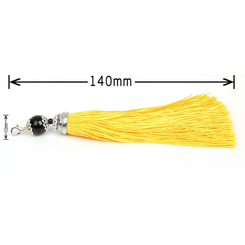 Wholesale Many Colors Silk Tassel Acrylic Beads Cap Charm for Bag Jewelry Findings Making Necklace Bracelet Mob Straps Keychain | Украшения