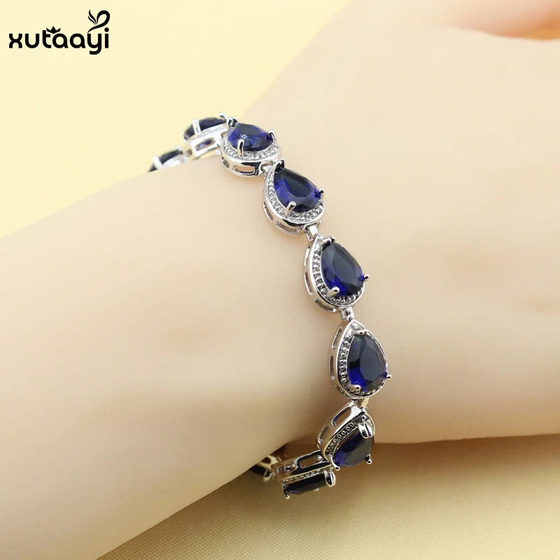 Женский ювелирный комплект из колье серёг и браслета|jewelry sets for women|silver jewelry setfashion