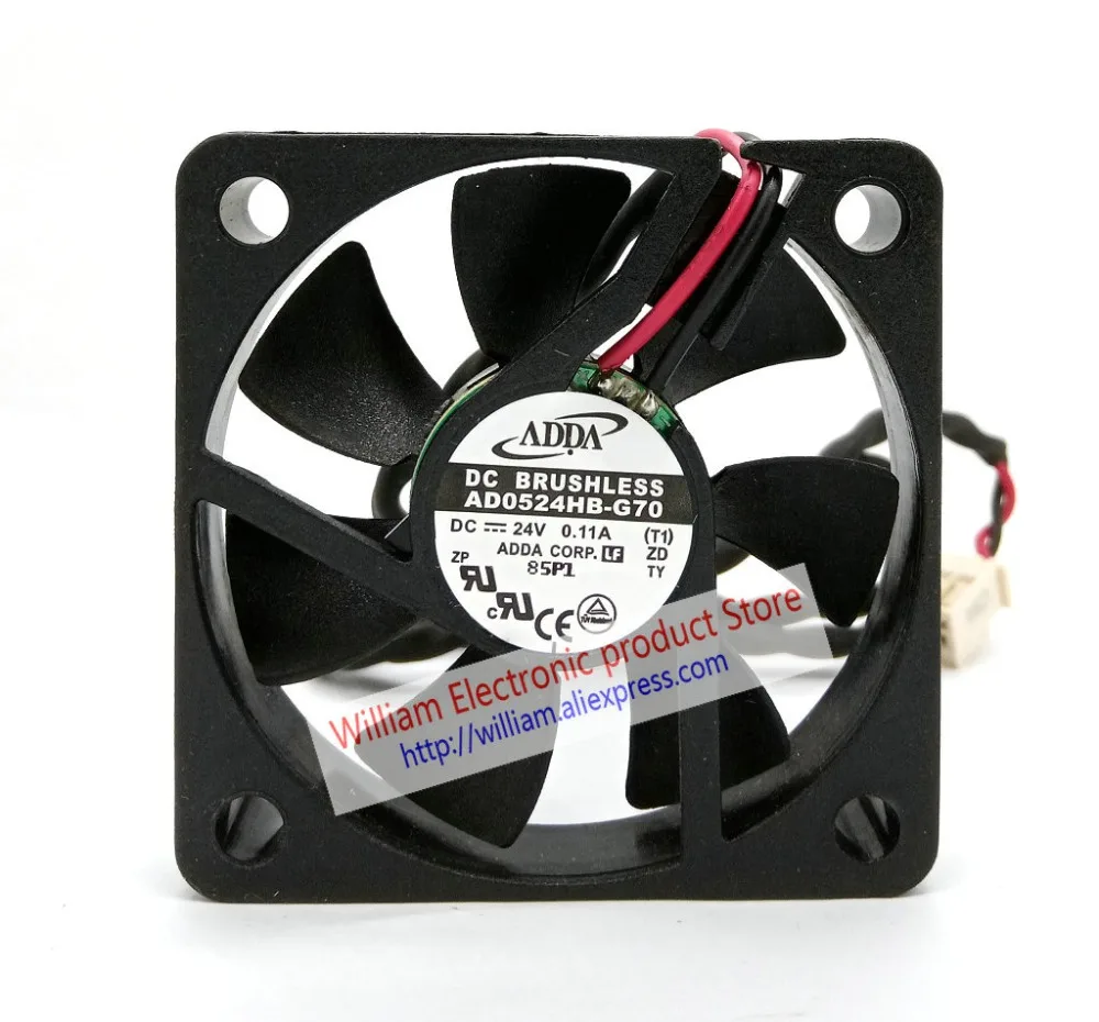 

New Original ADDA AD0524HB-G70 50*50*10MM 5cm DC24V 0.11A small cooling fan
