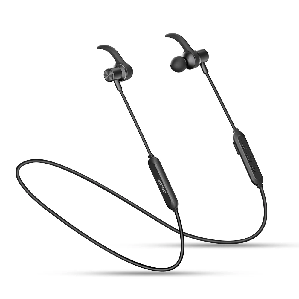 L15-BLACK DACOM L15 беспроводные наушники спортивные Bluetooth наушники 5,0 стерео IPX5 водонепроницаемая Bluetooth гарнитура с микрофоном для samsung iPhone - Цвет: L15-BLACK
