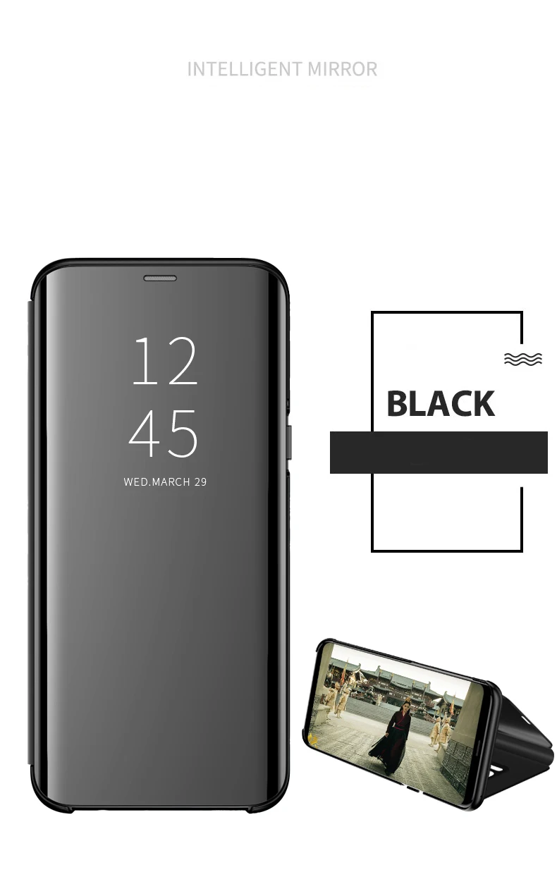 Для samsung Galaxy Note 9 чехол для samsung Note 8 5 S8 S9 плюс S7 S6 край J4 J6 J8 A5 A6 A8 плюс A9 звезда зеркальный флип-чехол s