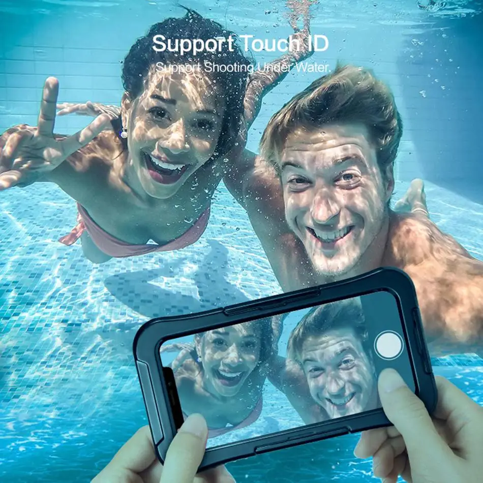 Водонепроницаемый мобильный чехол для телефона для iPHONE Xr XS MAX прозрачный ПВХ герметичный подводный сотовый смартфон сухой Чехол Водонепроницаемый чехол s