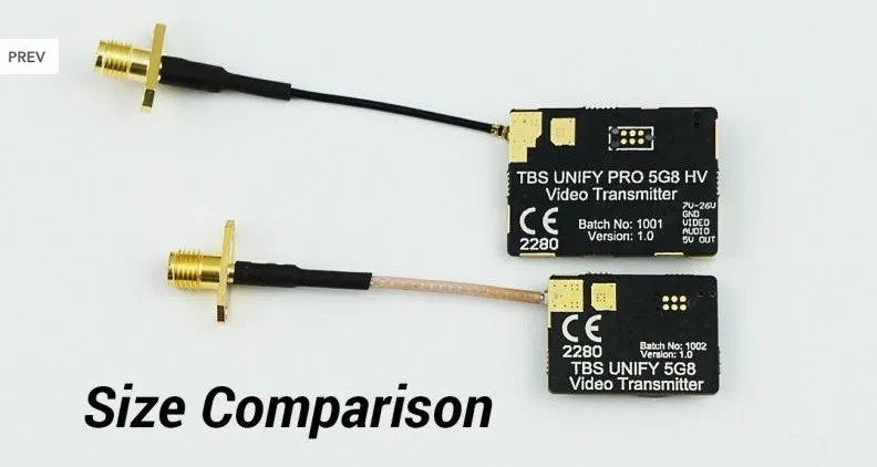 TBS UNIFY PRO 5G8 HV видео передатчик TEAMBLACKSHEEP VTX | Игрушки и хобби