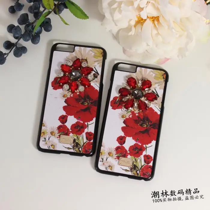 Европейский и американский бренд 6 plus сицилийский сад стразы для iphone 7 8 чехол
