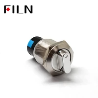 19mm 2 3 position switch push button switch dpdt illuminated metal selector rotary switch with led waterproof stainless steel