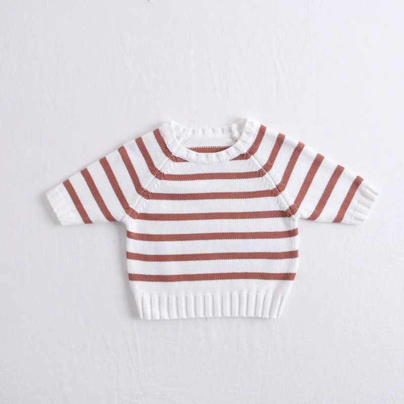 Baby Suit Stripes In Autumn 2019 Love Long-sleeved Jacket And Shorts Two-piece Newborn Boy Clothes |