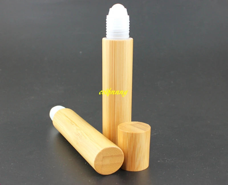 300pcs/lot 15ML Bamboo Roll On Bottle Empty Essential Oil Cosmetic Lotion Liquid Perfume Refillable Sample Container | Красота и