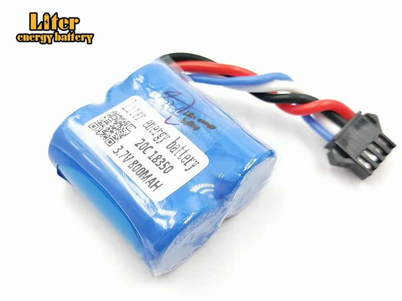 2 шт./лот 3 7 V 800mAH подлинное дистанционное управление лодки питание цилиндрическая