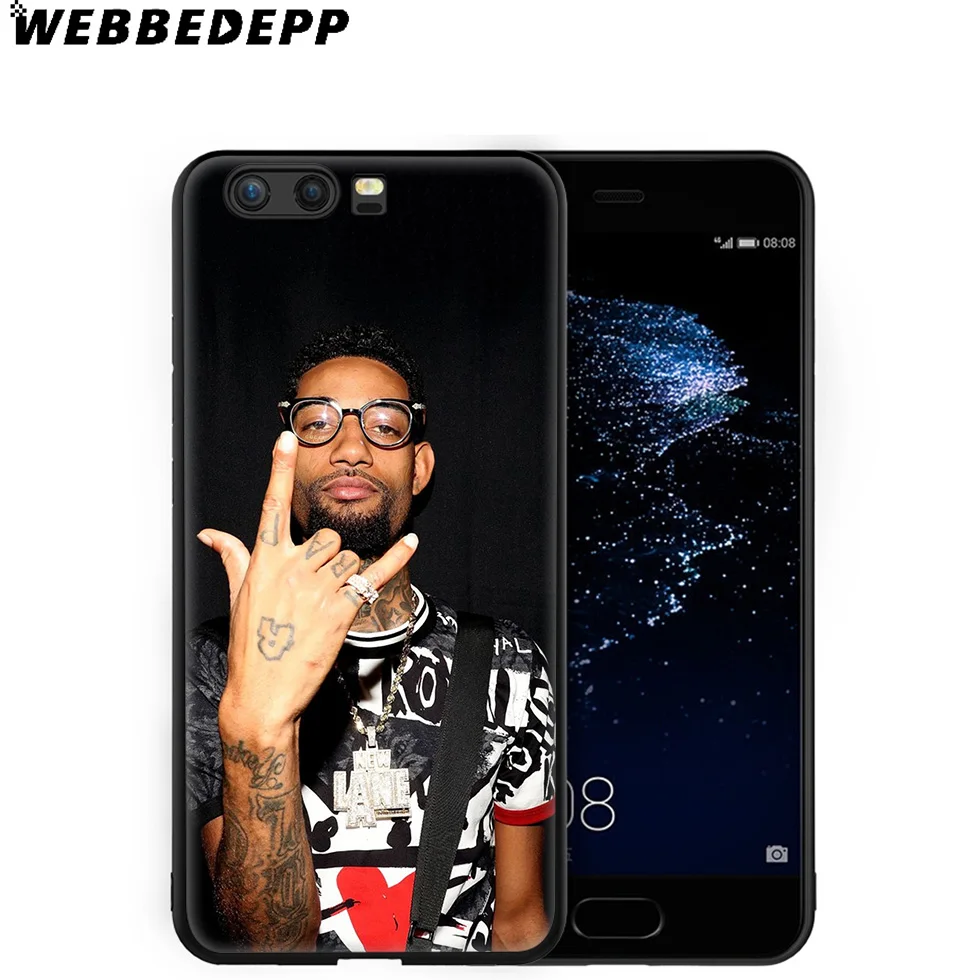 Мягкий чехол WEBBEDEPP PnB Rock для Huawei P8 P9 P10 P20 P30 Lite Pro P Smart Z Plus 2019 Y6 Prime 2018 2017 Mini |