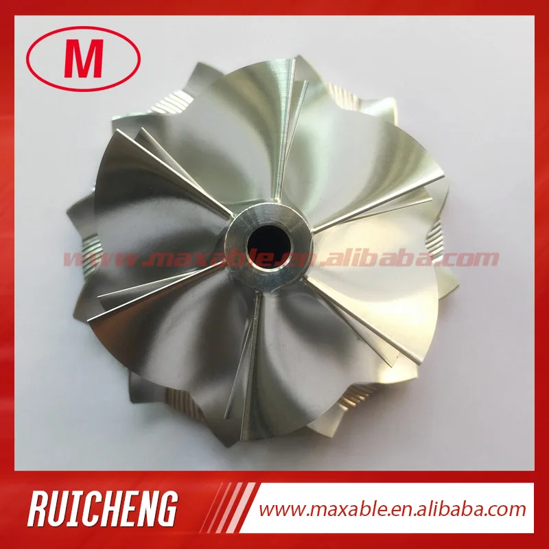 K16 5324-123-2206 49.62/61.98mm 6+6 blades high performance billet/milling/aluminum 2618 compressor wheel for 1855-970-0000 | Автомобили и