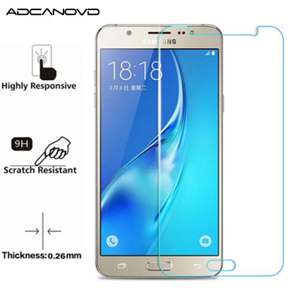 Закаленное стекло для samsung galaxy J3 J5 J7 2016 2017 9h ультратонкая Защита экрана J2 prime