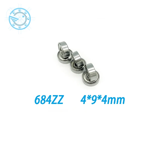 10 PCS free shipping thin wall deep groove ball bearing 684ZZ 4*9*4 mm 684 zz | Обустройство дома