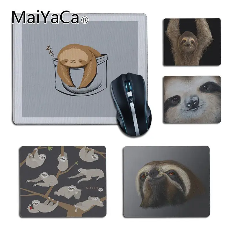 MaiYaCa Одежда высшего качества Симпатичные социальные Ленивцы маленькие коврики для игровой мыши для Dota2 CS коврик для мыши отличная идея подарка для мальчика друзей и любовника