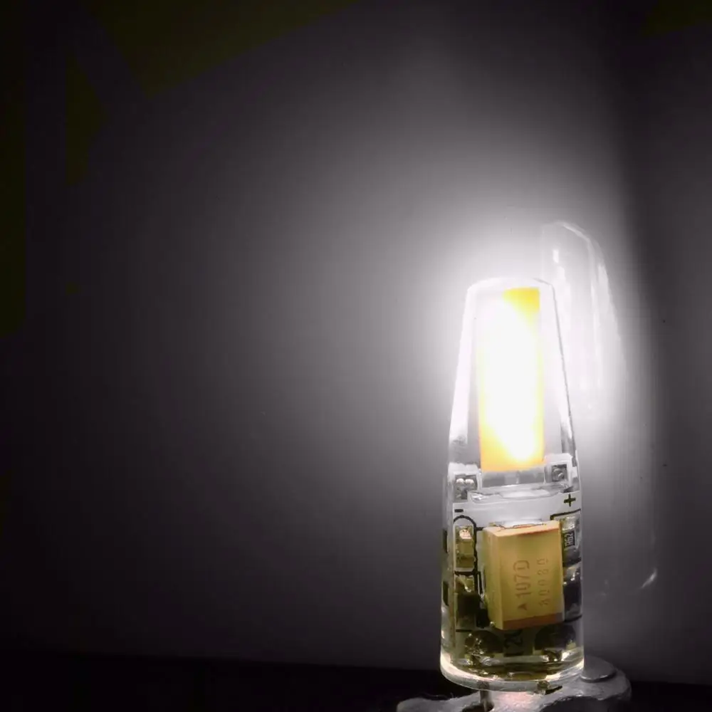 Светодиодная лампа G4 6 шт./лот 3 Вт 12 в пост. Тока|led bulb|cob led bulblight for |