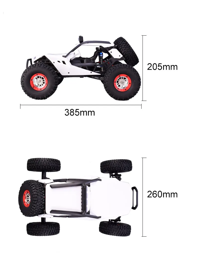 WLToys 12429 2.4G 1:12 40km/h High Speed Off-Road Racing Radio Remote Control Buggy RC Rock Crawler Truck | Игрушки и хобби