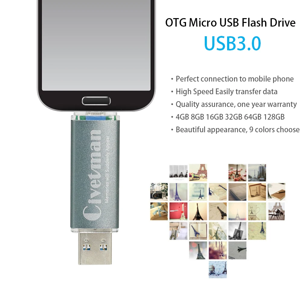 Civetman телефон OTG 16 ГБ 32 64 128 | Компьютеры и офис
