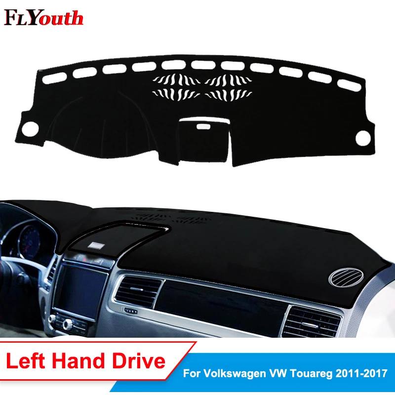 Приборной панели автомобиля Обложка для Volkswagen VW Touareg 2011 2012 2013 2014 2015 2016 2017 тире