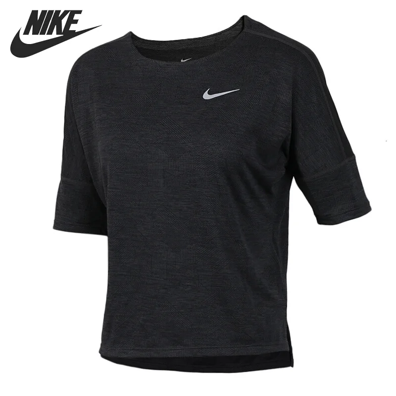 Оригинальный новый приход NIKE сухой призер Топ SS женские футболки с коротким
