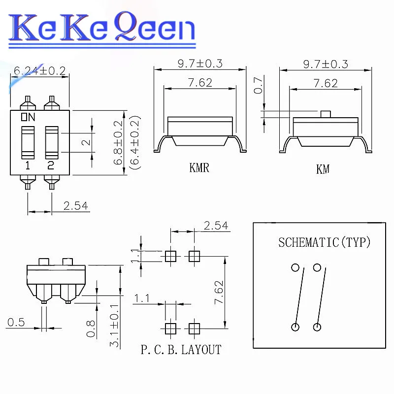 Переключатель с прямым кодом DIP black SMD лампа для освещения 2P 3P 4P 5P 6P 7P 8P 9P 10P 12P шаг