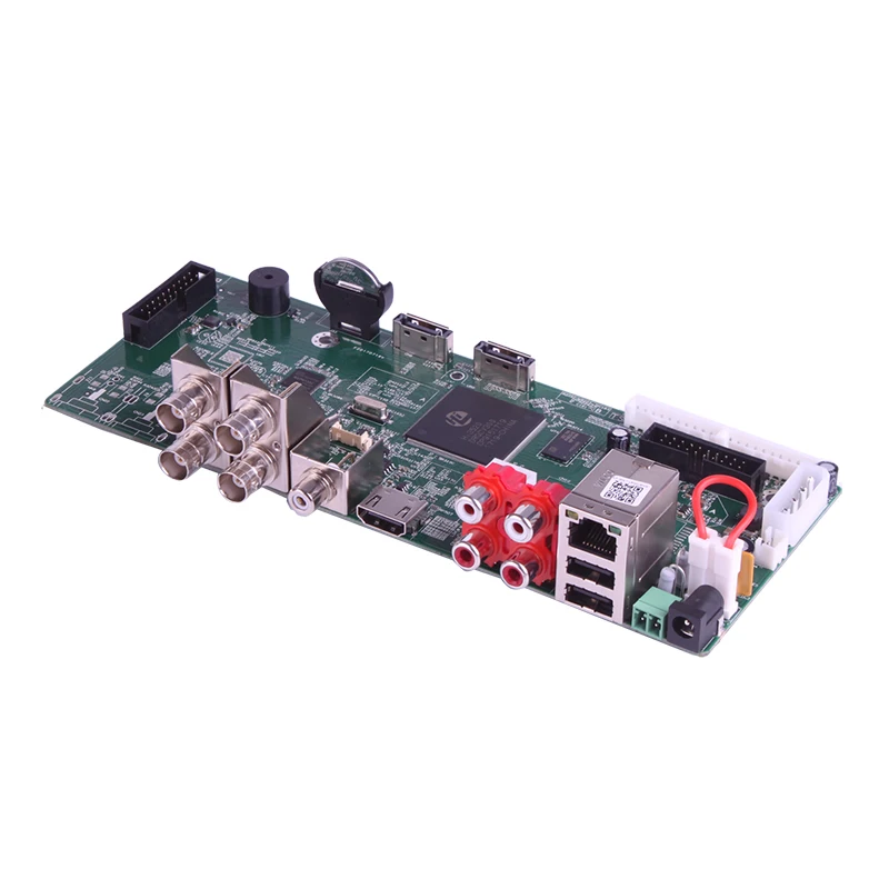 OUERTECH AHD CVI TVI IP CVBS 5 в 1 4CH плата CCTV DVR 1080 P 2 SATA HDD порты и разъёмы ONVIF видеонаблюдения