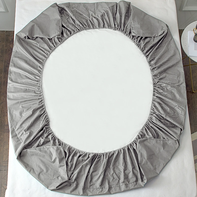 Простой Серый цвет Dreamaker 100% хлопок Реверсивный Водонепроницаемый Матрас