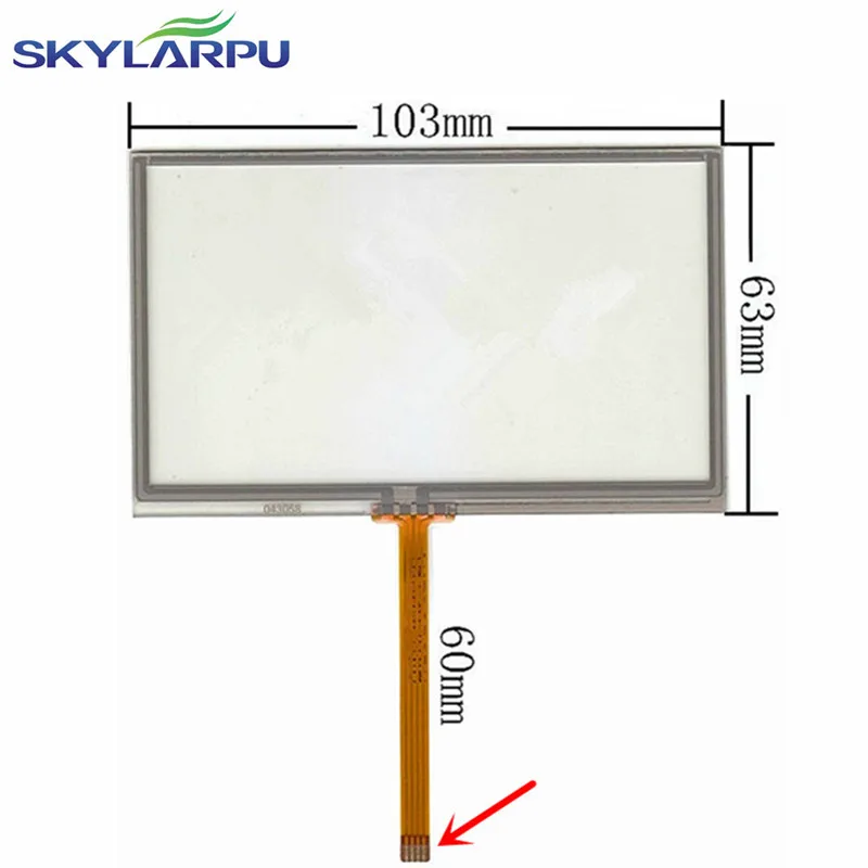 Skylarpu 4 3 дюймовый провода 103 мм * 63 резистивная сенсорная панель 103*63 Сенсорный