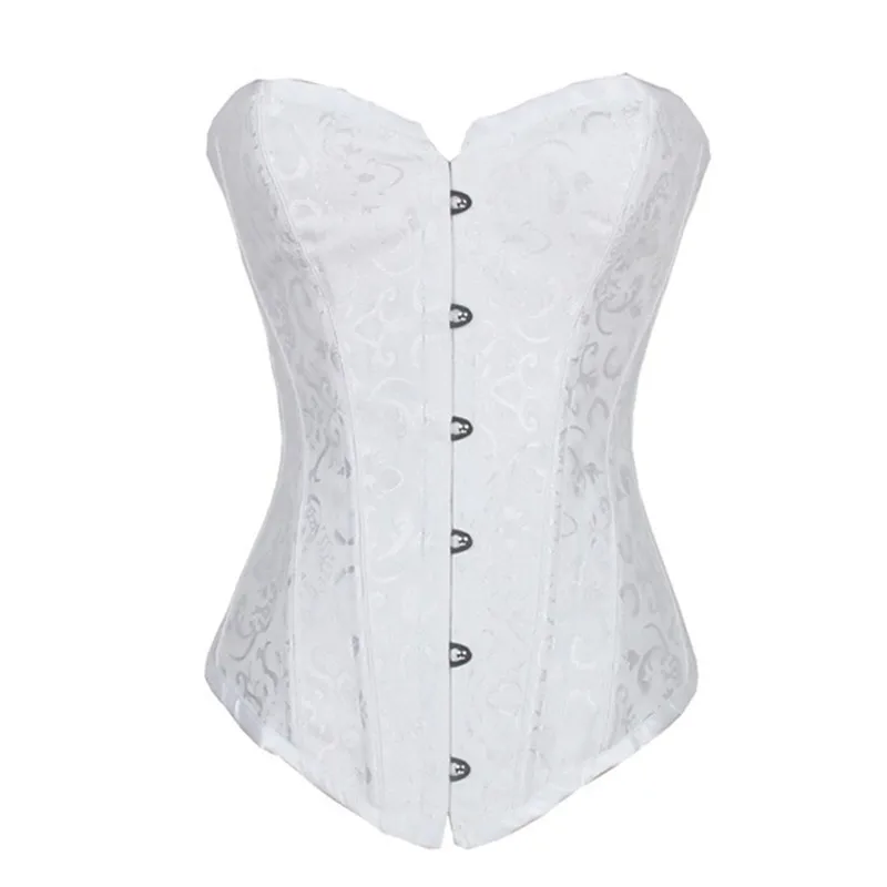 Готический Корсеты и бюстье Сексуальная на шнуровке корсет Overbust Топ костей талии