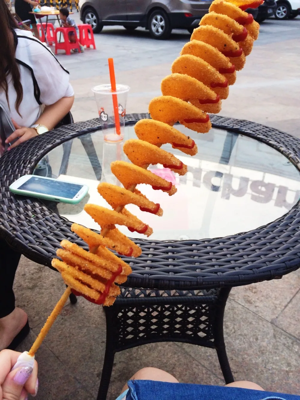 Бамбуковые палочки для барбекю бамбуковые вечерние картофеля tornado Деревянные