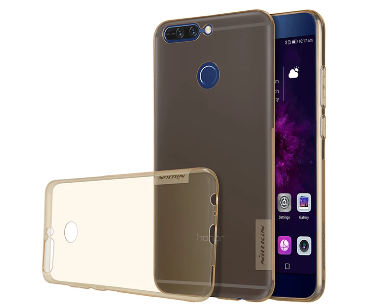Honor V9 Case Nillkin Super Thin Transparent Clear Crystal TPU Soft phone Cases For Huawei case |