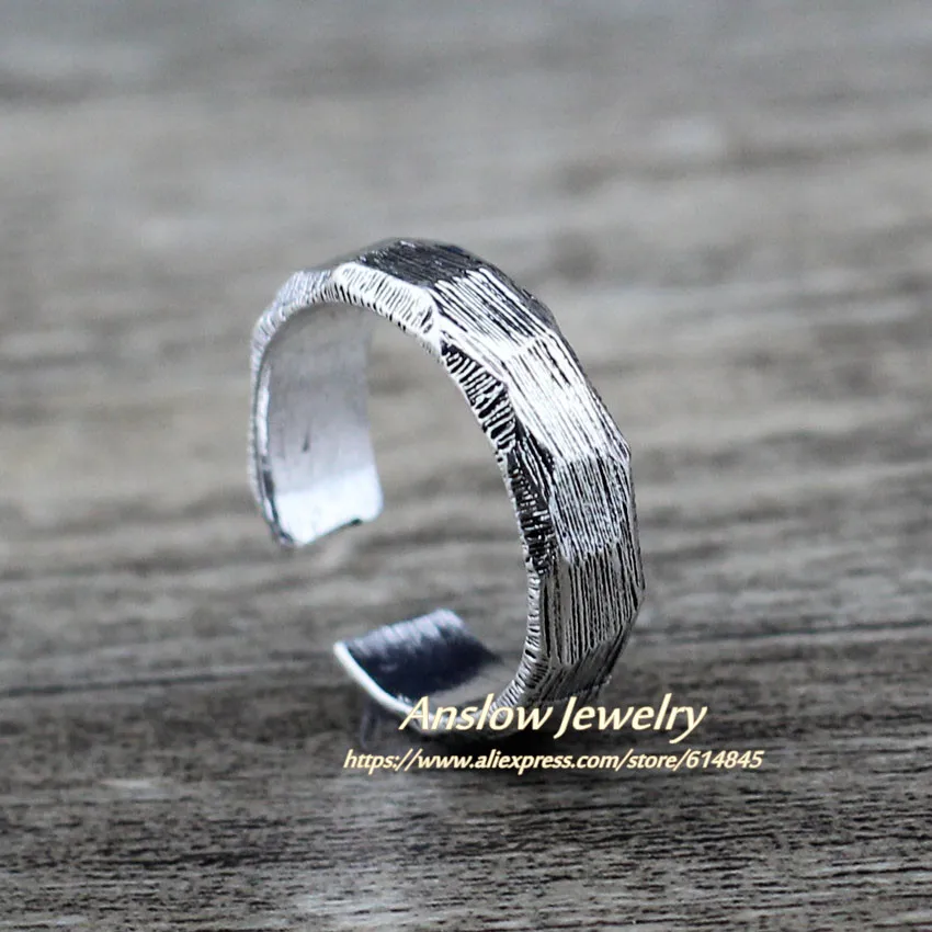 ancient silver Anslow, модные вечерние ювелирные изделия, Ретро стиль, Ретро стиль, для отдыха, панк-рок стиль, металлическое регулируемое кольцо на палец для мужчин, подарок, LOW0009AR - Цвет основного камня: ancient silver
